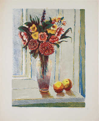 Ведерников Александр Семенович. Натюрморт на окне с цветами